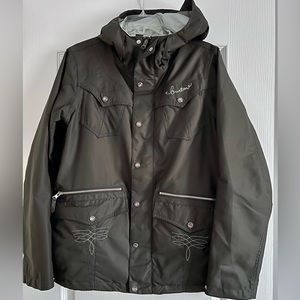 Burton Black Ski Snow Jacket with Hood
